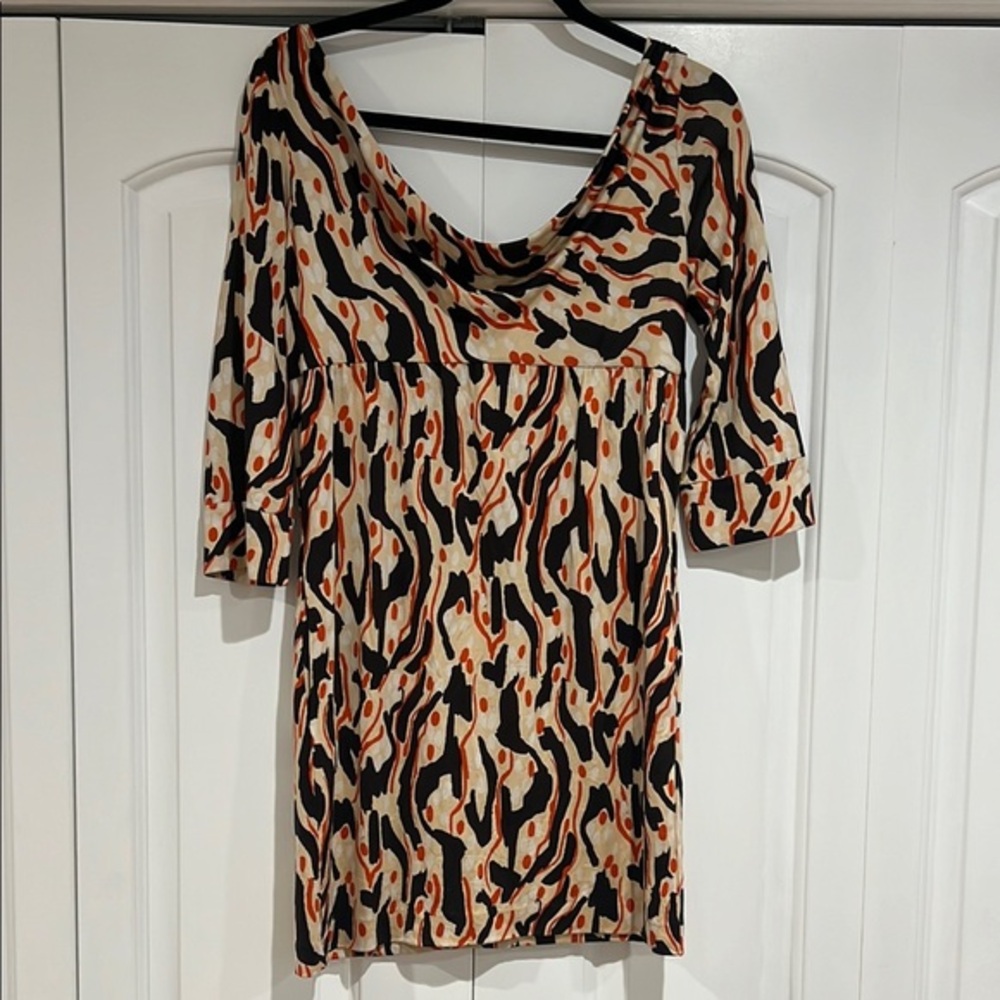 Diane Von Furstenberg women’s size 8‎ cowl neck silk dress